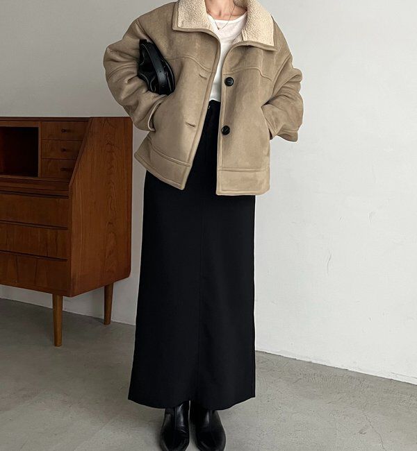  「スエードボアミドルコート」|その他|