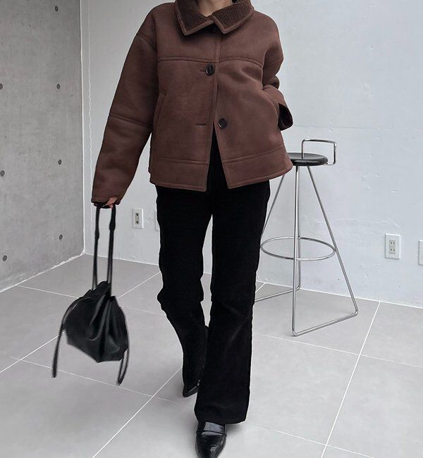  「スエードボアミドルコート」|その他|