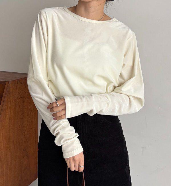  「ベロアカーディガン」|Tシャツ・カットソー|