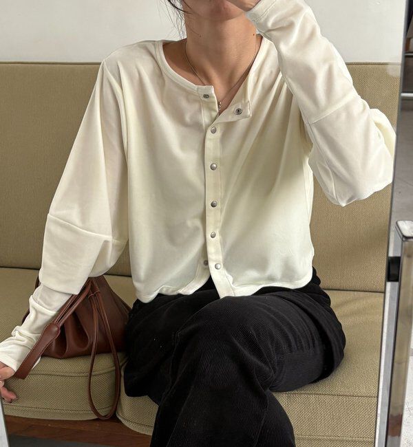  「ベロアカーディガン」|Tシャツ・カットソー|