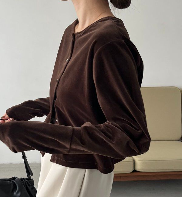  「ベロアカーディガン」|Tシャツ・カットソー|