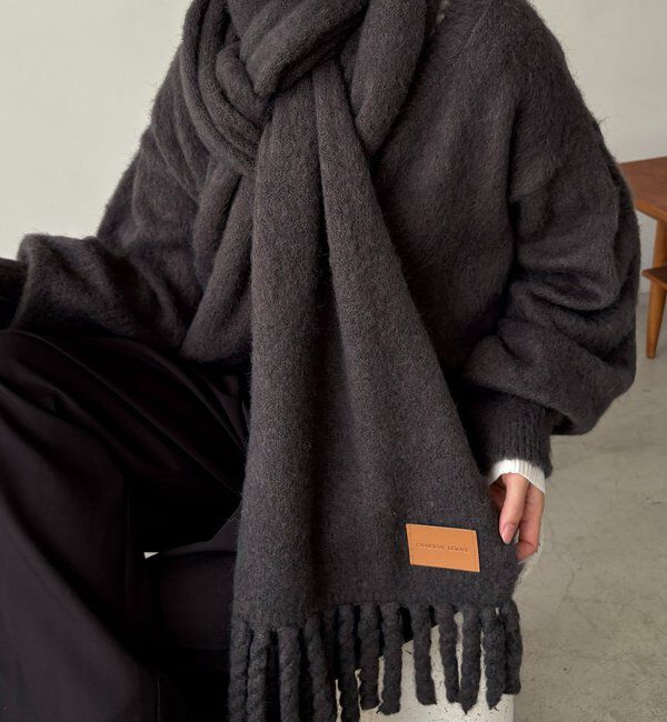  「モヘア起毛マフラー」|マフラー|