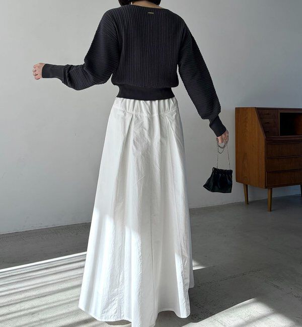  「プリーツパフカーディガン」|カーディガン|