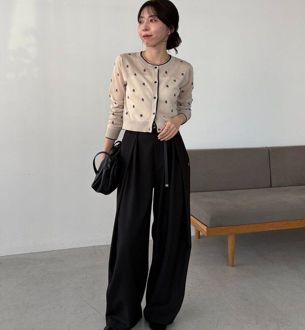  「モノグラムカーディガン」|カーディガン|