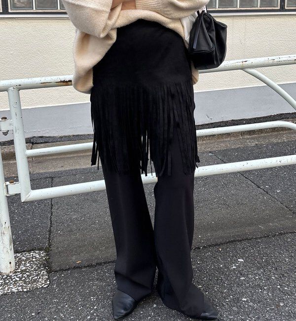  「ダブルクロスワイドパンツ」|チノ|