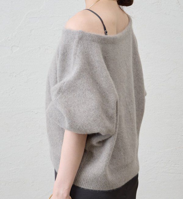  「ファーウールオフショルニット」|ニット・セーター|