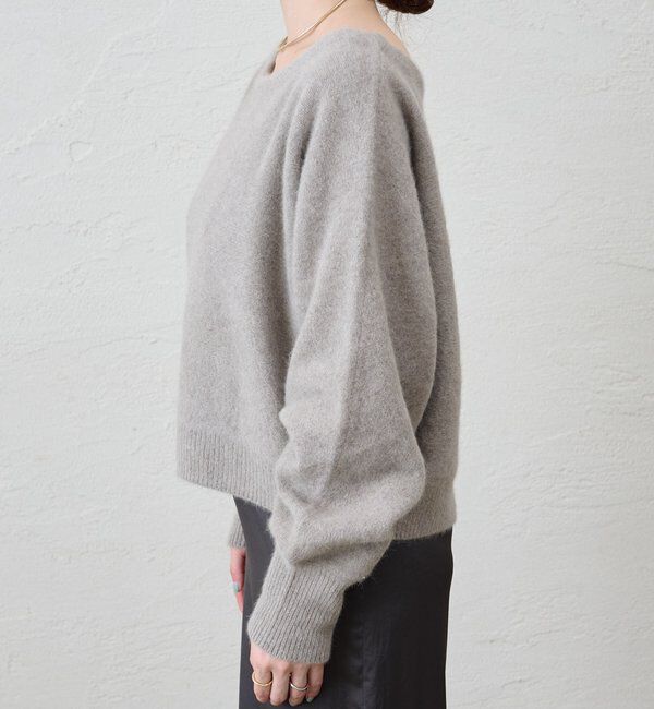  「ファーウールオフショルニット」|ニット・セーター|