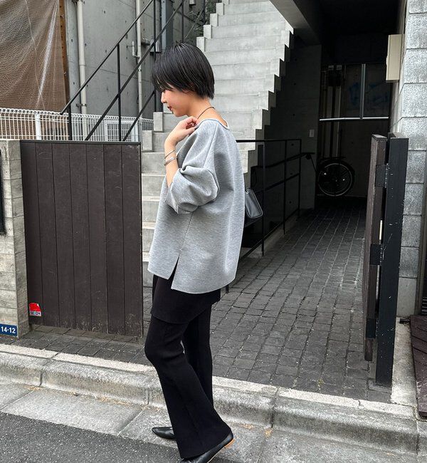  「【インフルエンサー＠tsuru00コラボ】スキッパーポンチプルオーバー」|ニット・セーター|