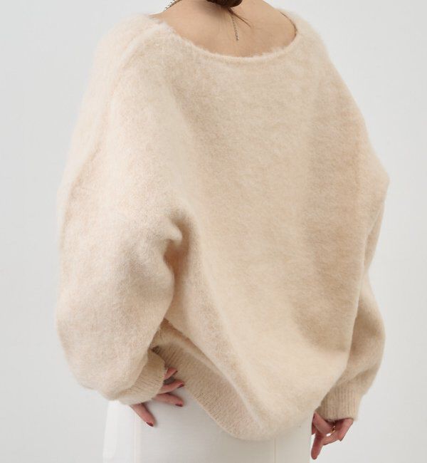  「【着映えニット】シャギーＶネックプルオーバー」|ニット・セーター|
