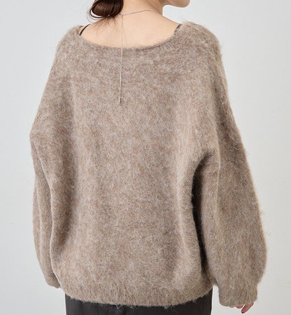  「【着映えニット】シャギーＶネックプルオーバー」|ニット・セーター|