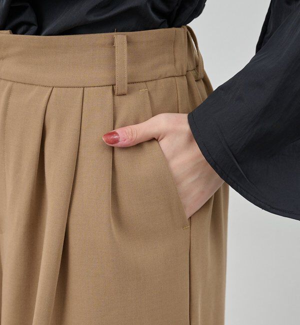  「【インフルエンサー＠tsuru00コラボ】3タックスラックスパンツ」|チノ|