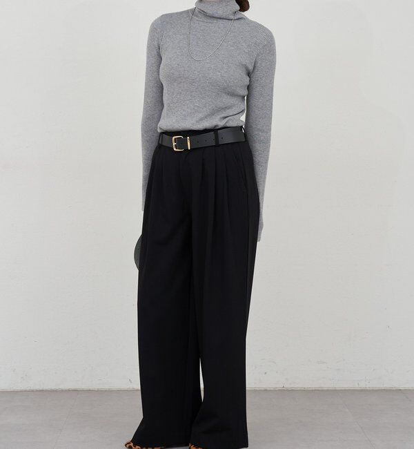  「【インフルエンサー＠tsuru00コラボ】3タックスラックスパンツ」|チノ|