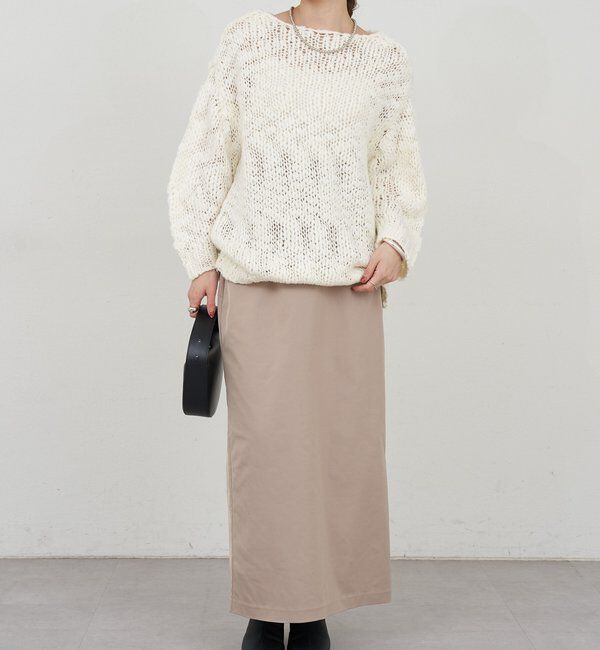  「テクスチャーオーバーニット」|パーカー|