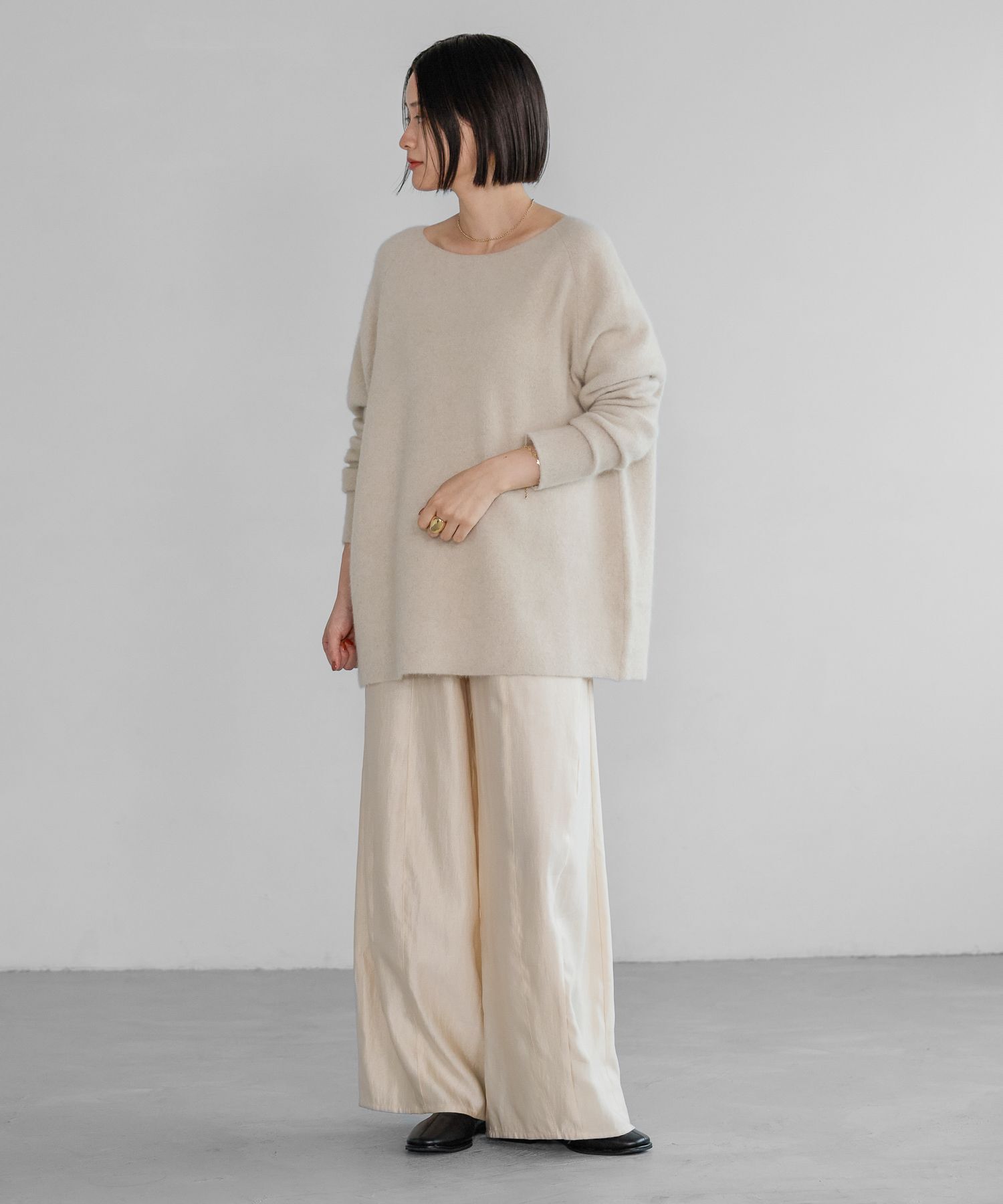 A part by 「CNラクーンコン2WAYニットプルオーバー」|ニット・セーター|