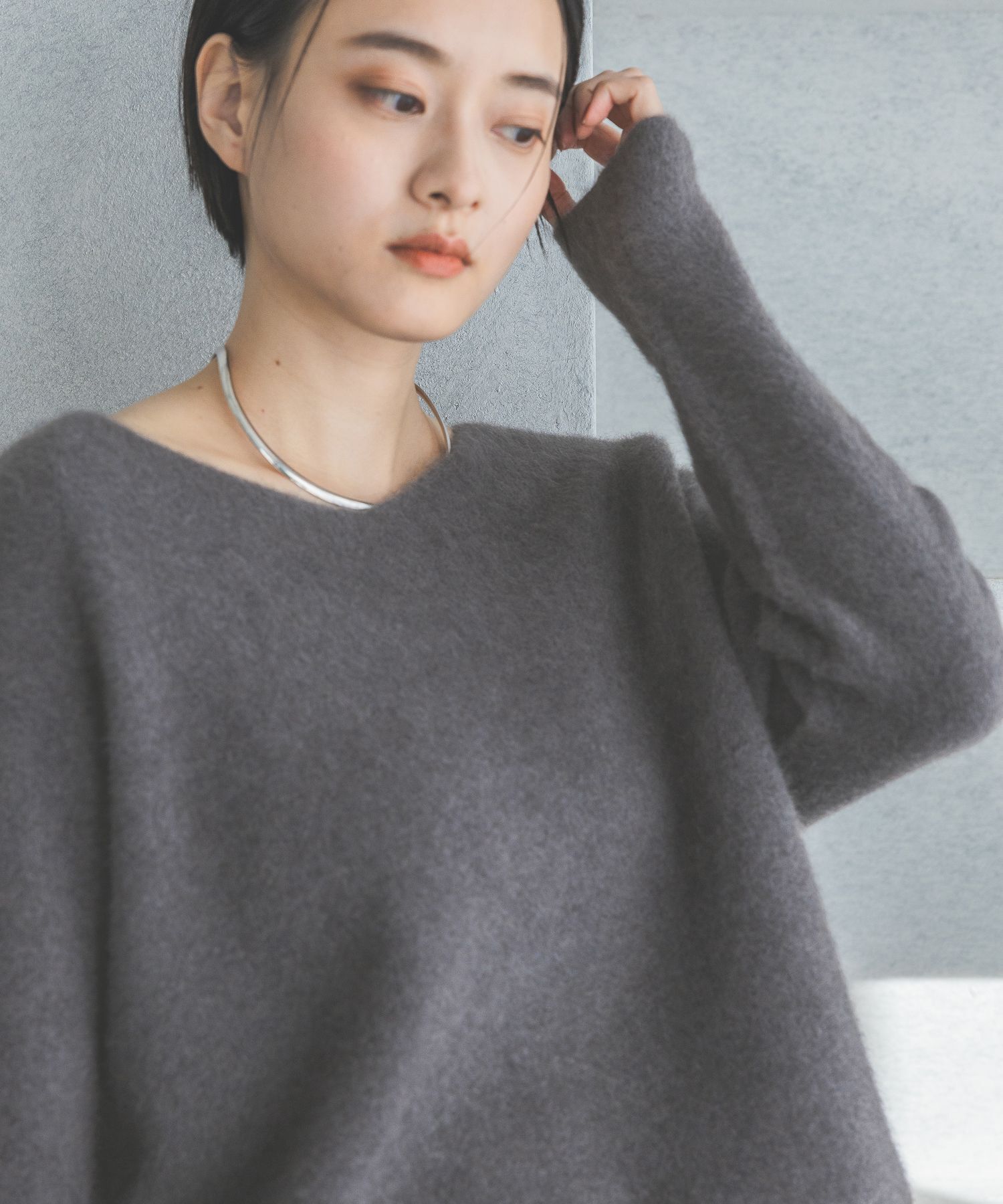 A part by 「CNラクーンコン2WAYニットプルオーバー」|ニット・セーター|