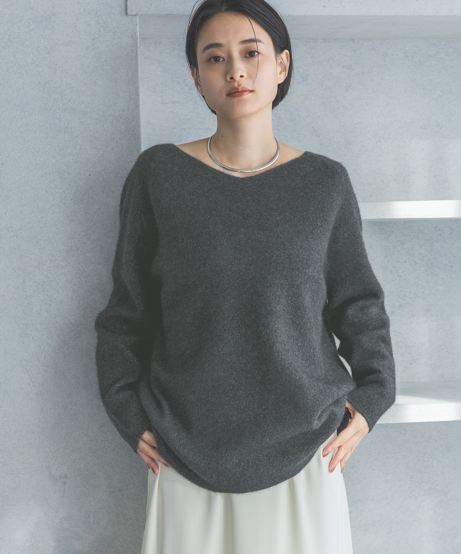 A part by 「CNラクーンコン2WAYニットプルオーバー」|ニット・セーター|