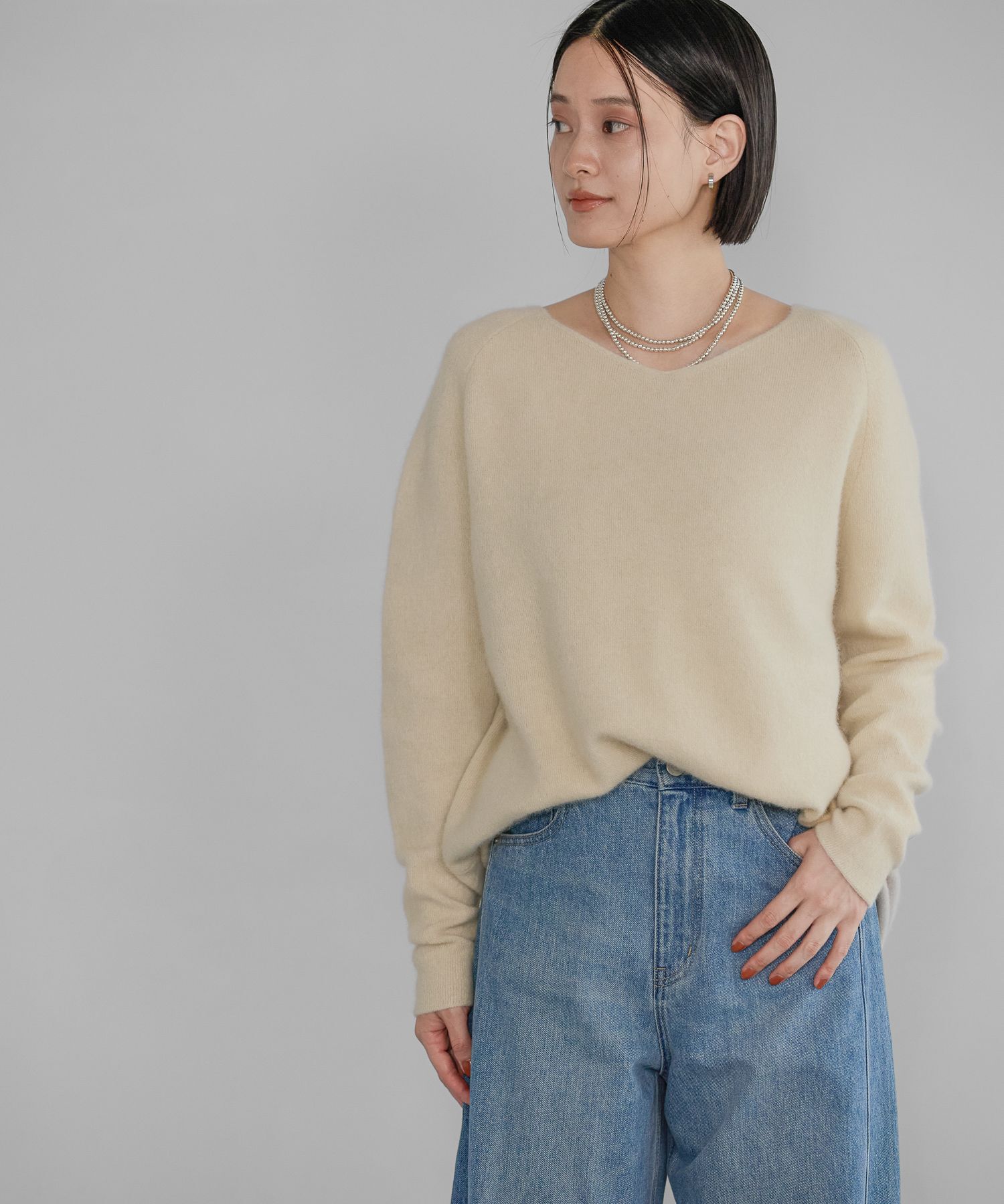 A part by 「CNラクーンコン2WAYニットプルオーバー」|ニット・セーター|