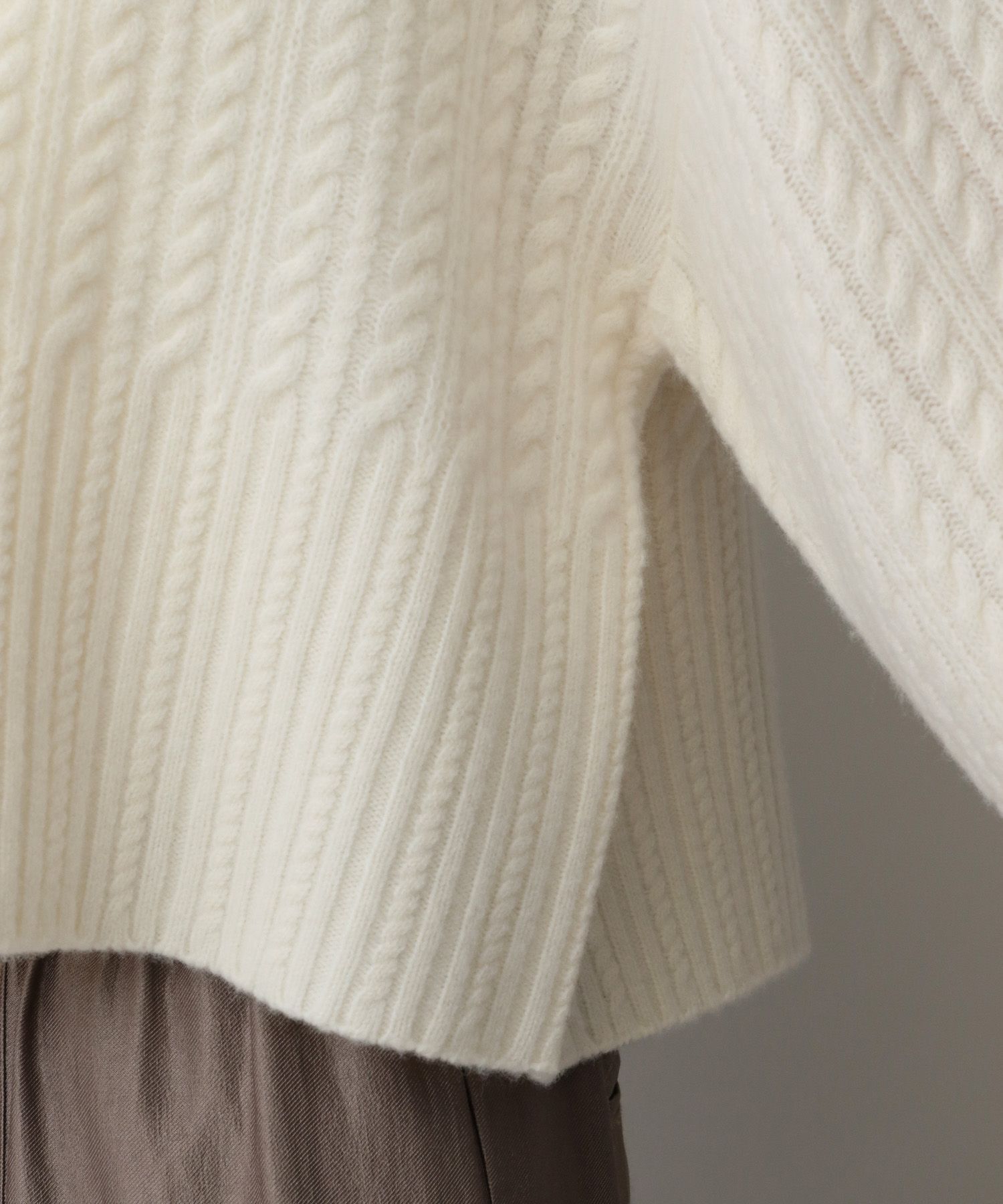 A part by 「ケーブルニットプルオーバー」|ニット・セーター|