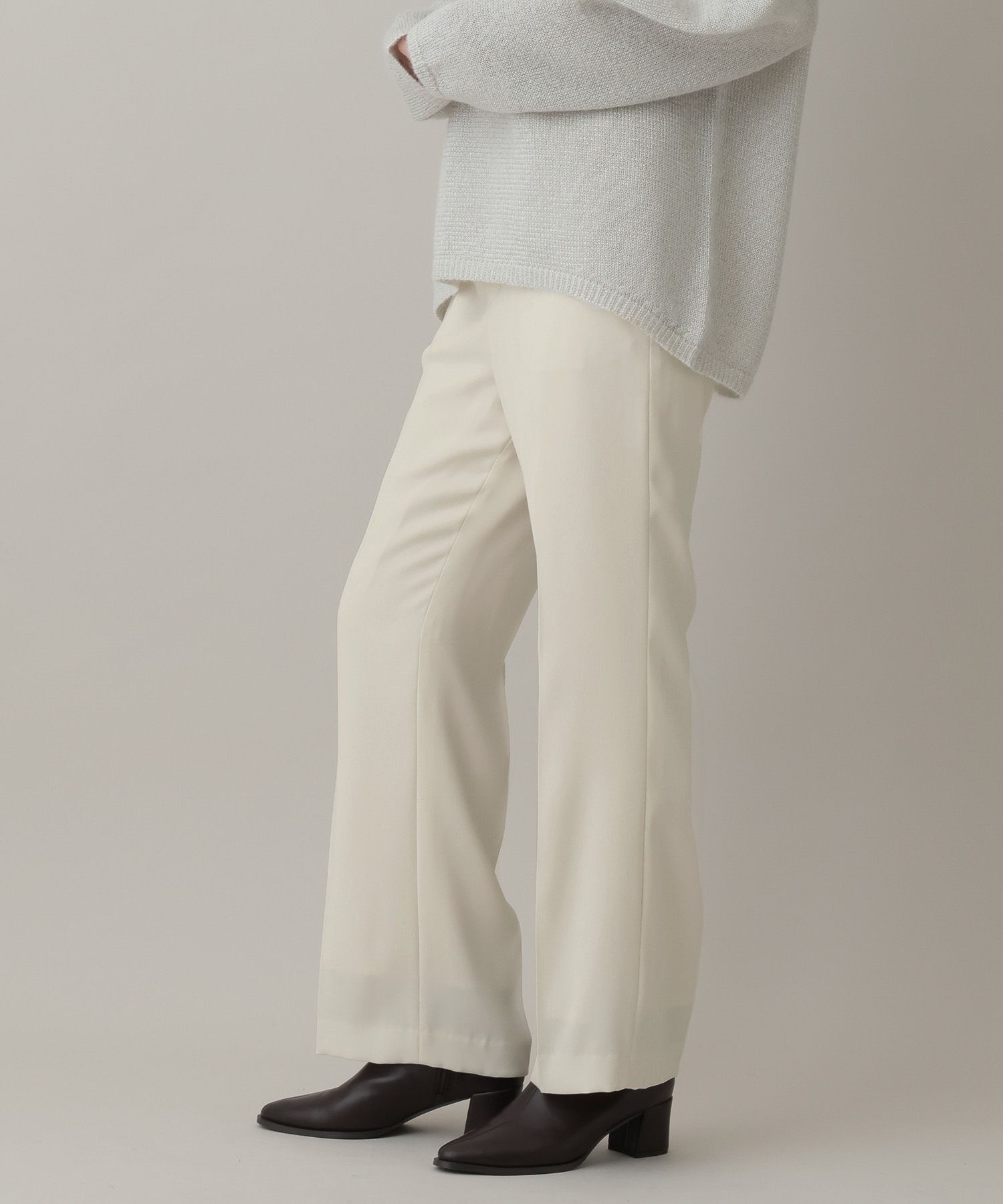 A part by 「サテンセミフレアパンツ」|スラックス|