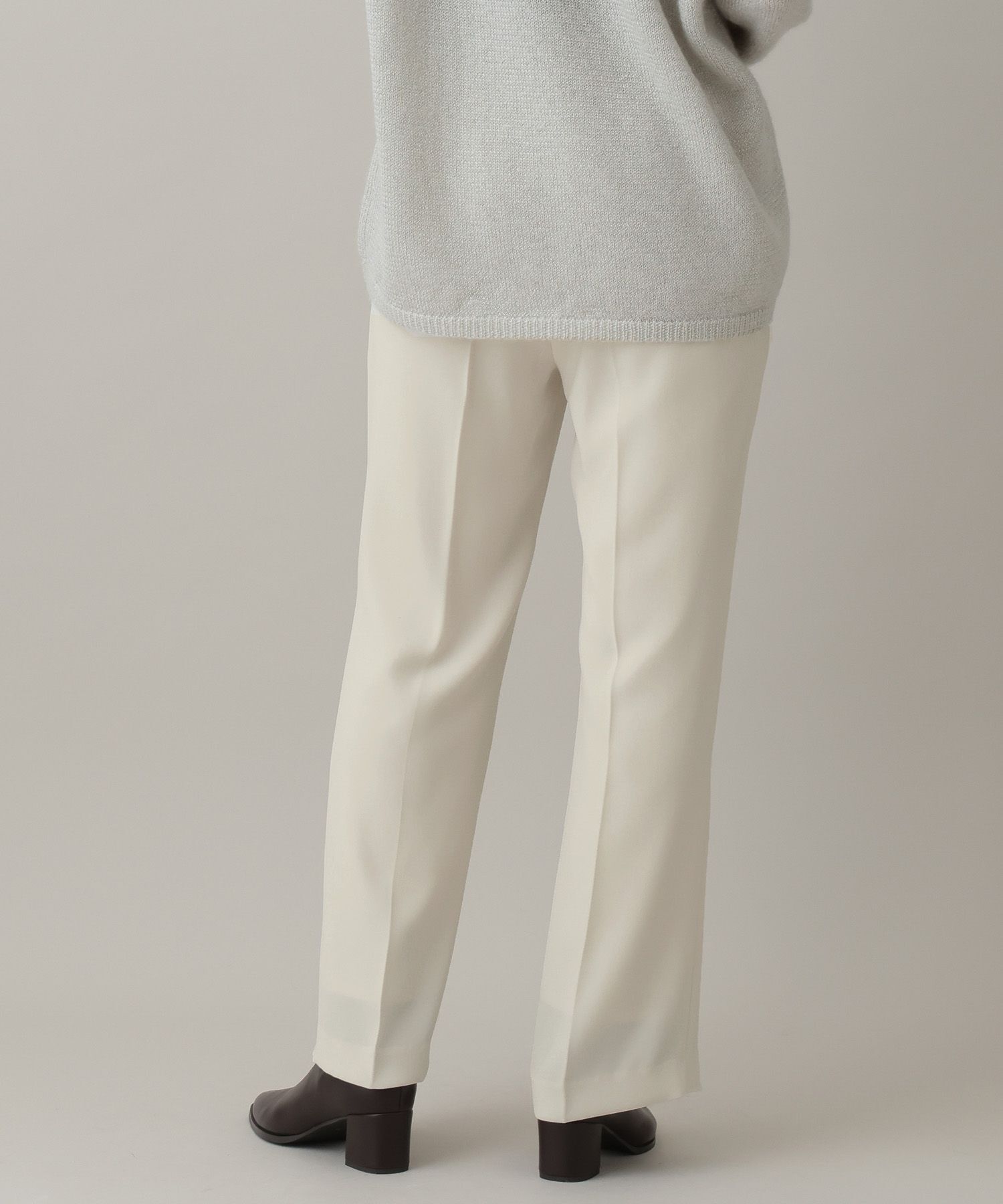 A part by 「サテンセミフレアパンツ」|スラックス|