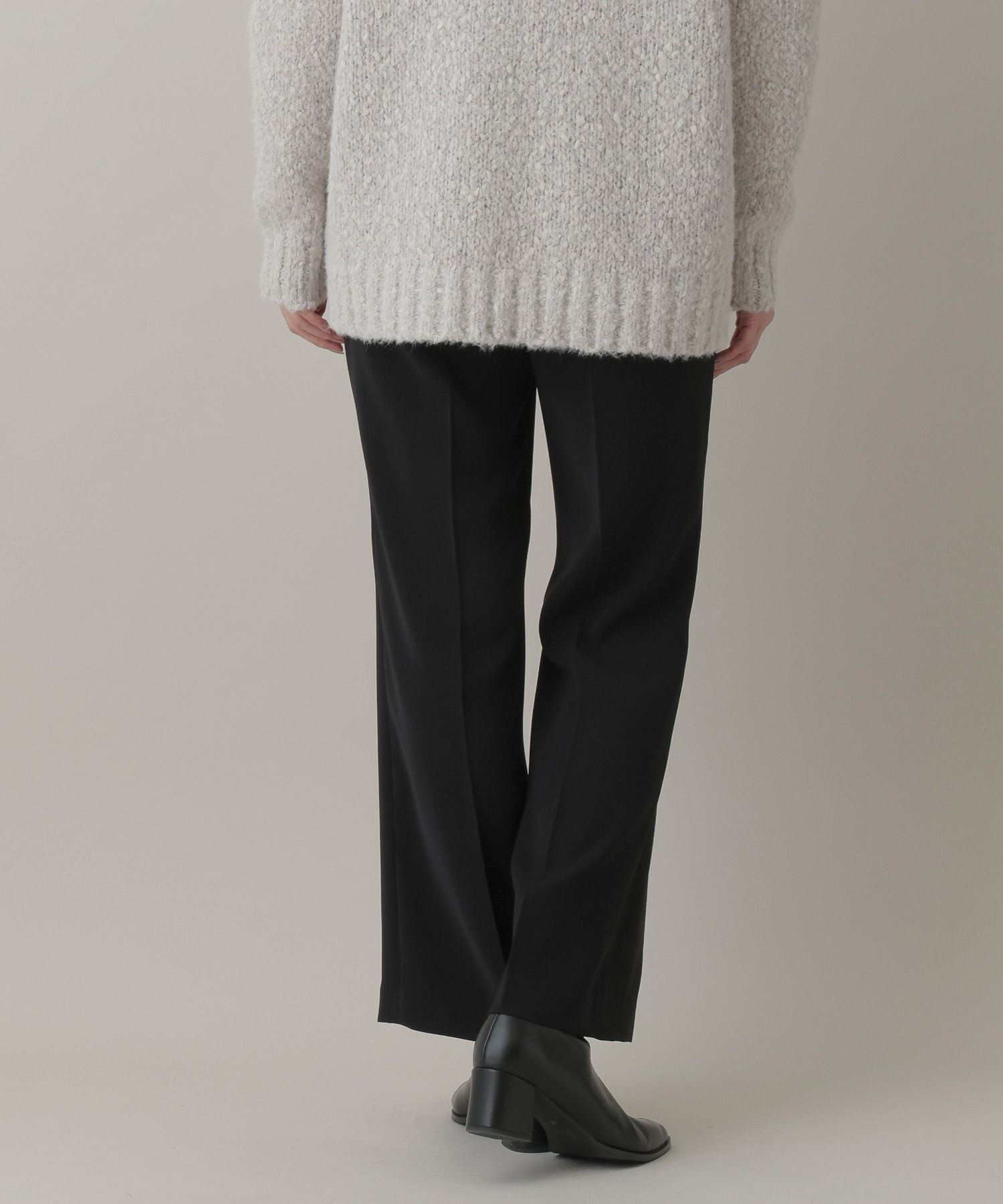 A part by 「サテンセミフレアパンツ」|スラックス|