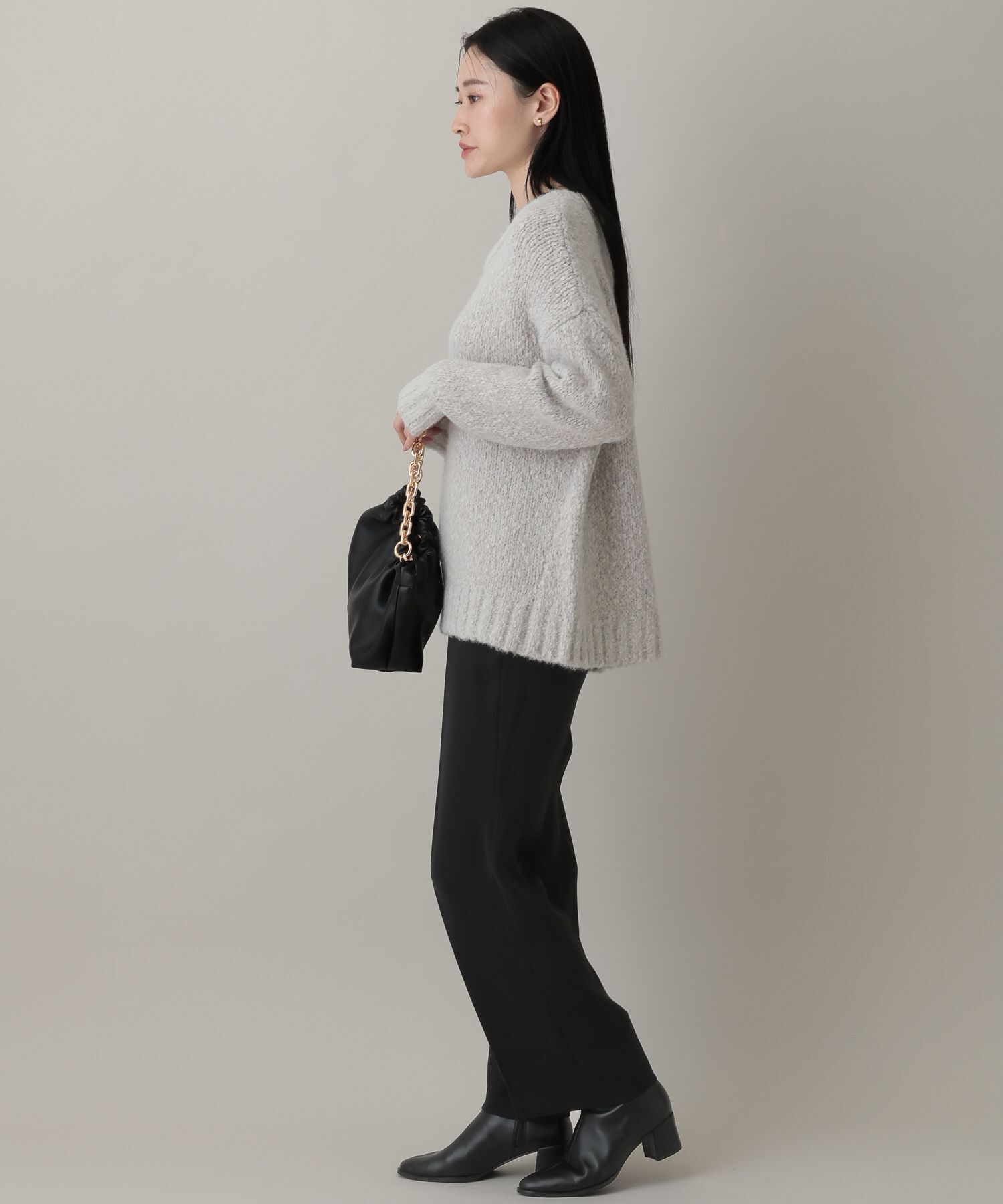 A part by 「サテンセミフレアパンツ」|スラックス|