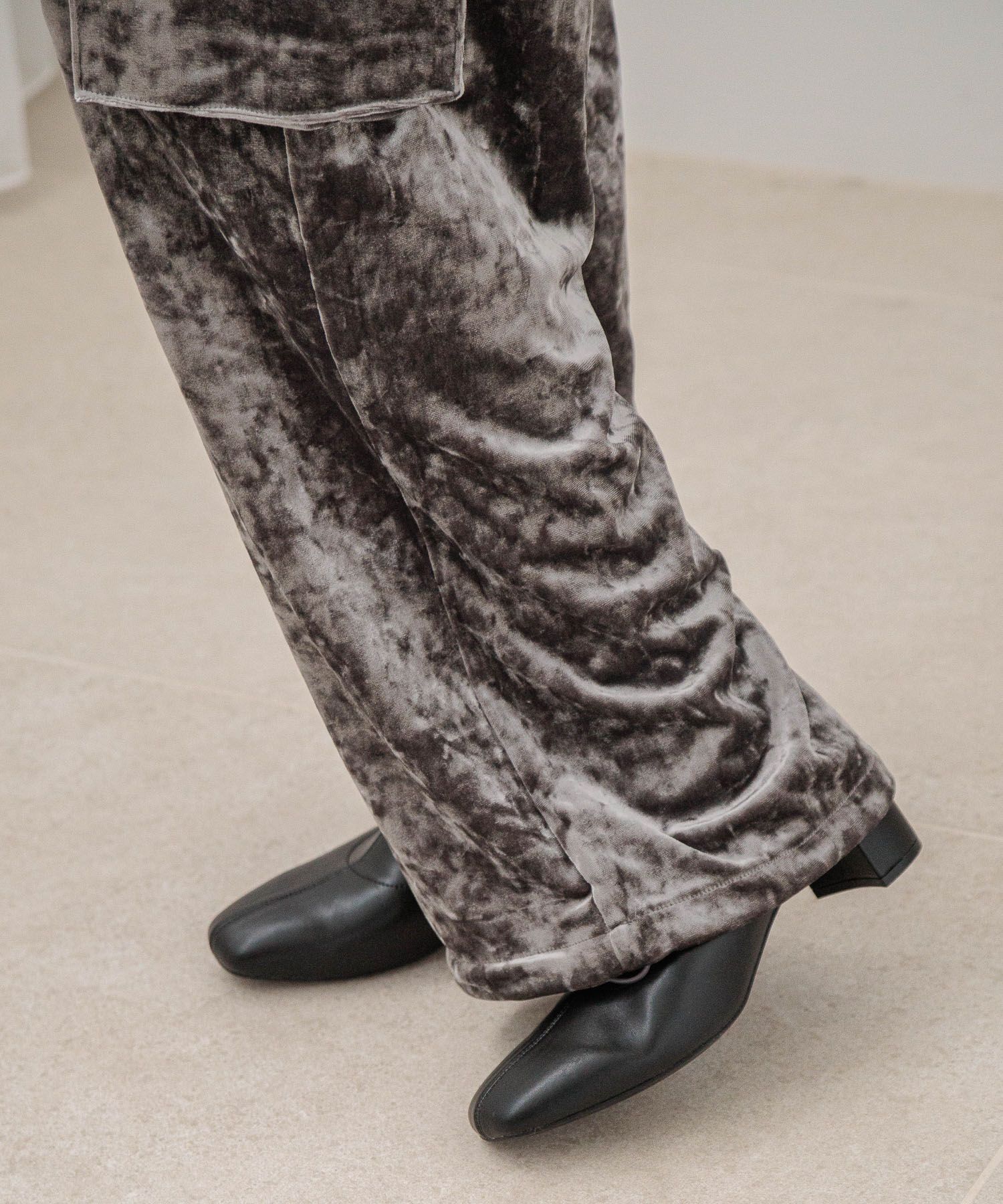 LOWRYS FARM「ルーズポケットワイドパンツ」|チノ|