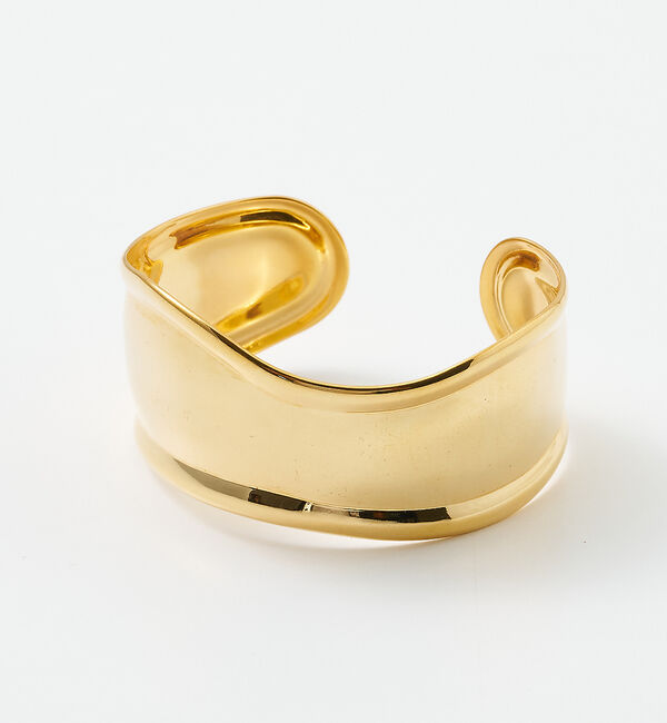 collex「【dignif／ディグニフ】ワイドウェーブバングル」|ブレスレット・バングル|