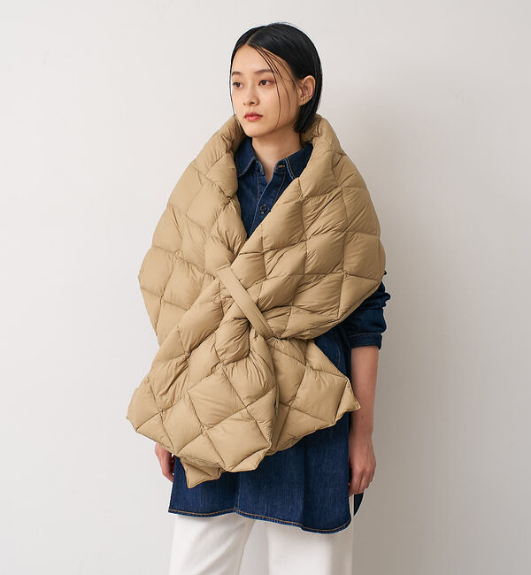 collex「【TAION】リバーシブルダウンストール」|マフラー|