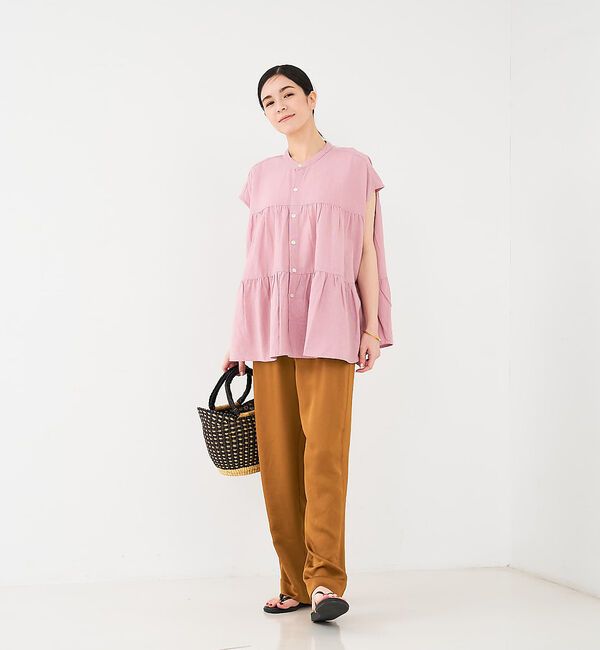 collex「【手洗い可能】【新色】リラックスサテンパンツ2」|その他|