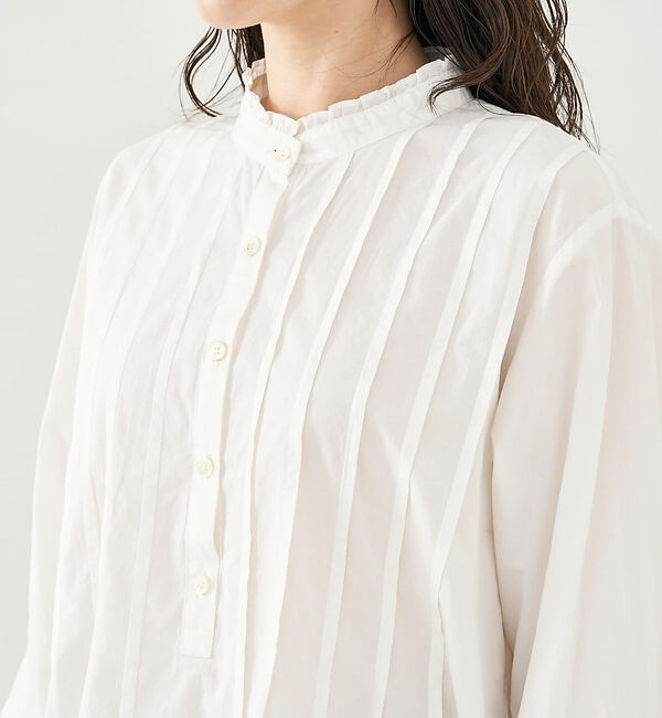 collex「タックフリルブラウス」|シャツ・ブラウス|