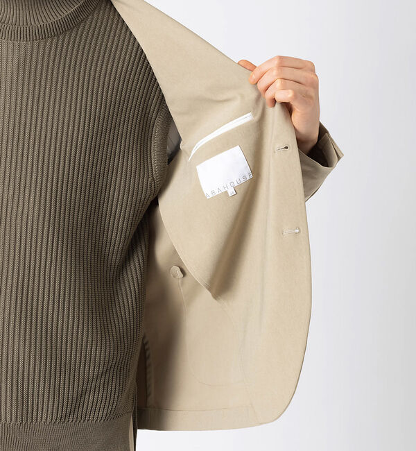 ABAHOUSE「【セットアップ対応】ライクラ ニット ストレッチ ジャケット」|その他|