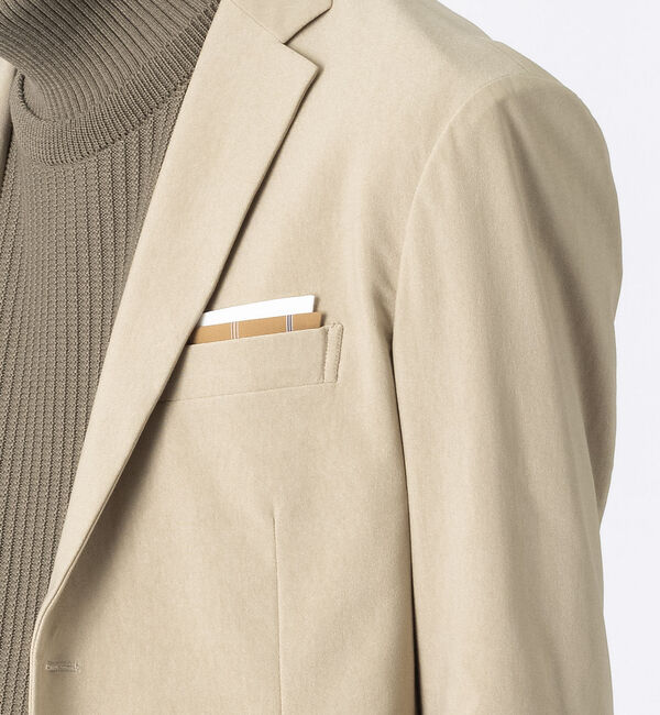 ABAHOUSE「【セットアップ対応】ライクラ ニット ストレッチ ジャケット」|その他|