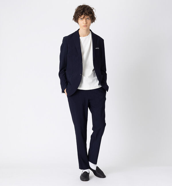 ABAHOUSE「【セットアップ対応】ライクラ ニット ストレッチ ジャケット」|その他|