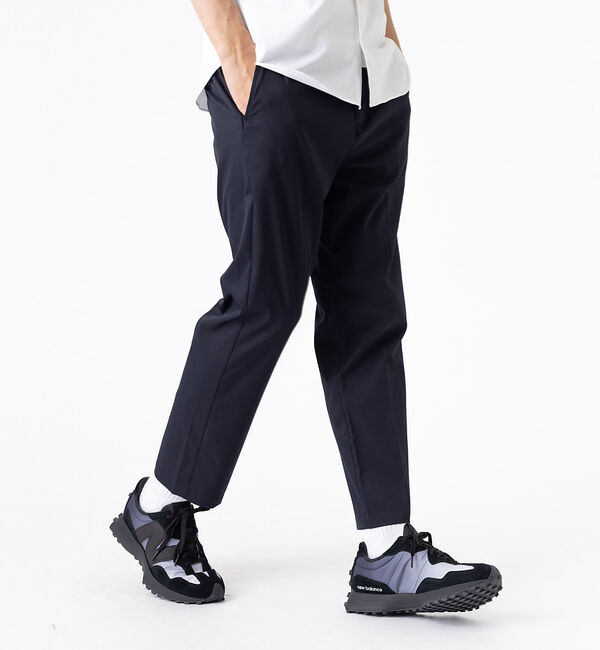 ABAHOUSE「【WWS / セットアップ対応】Bizアンクル パンツ」|スラックス|ダークネイビー