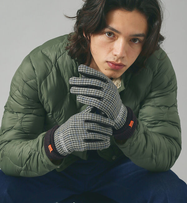 ABAHOUSE「【UNIVERSAL OVERALL / ユニバーサル オーバーオール】レザーコ」|手袋|