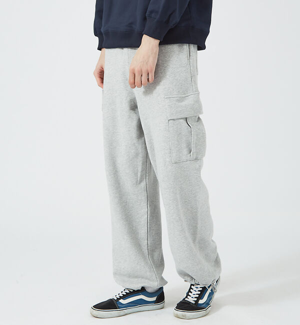 ABAHOUSE「【FRUIT OF THE LOOM】ヘビーオンス スウェット カーゴパンツ」|カーゴ|