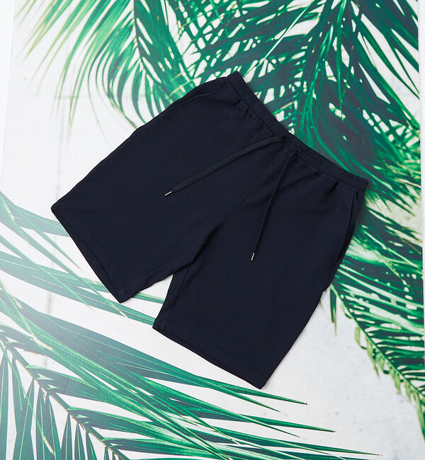 ABAHOUSE「【セットアップ対応】フクレジャガード リラックス ショートパンツ」|その他|ネイビー