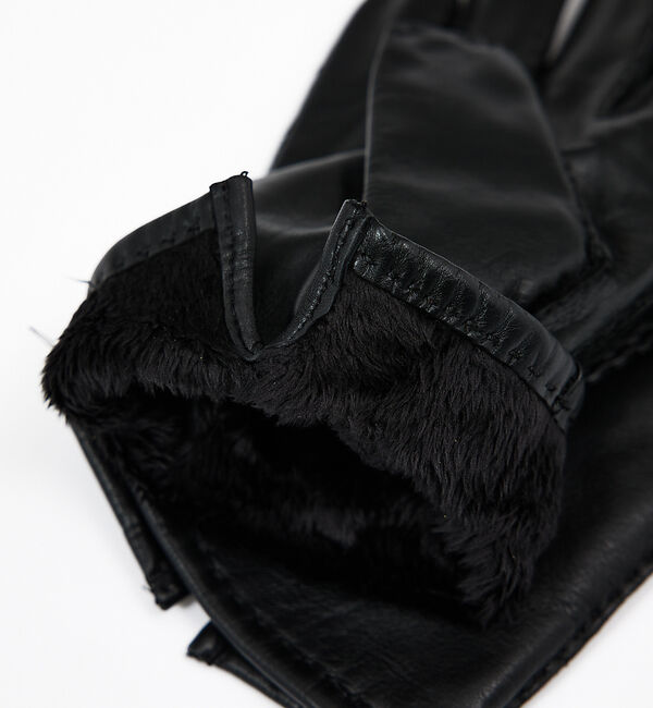 ABAHOUSE「アウトステッチ ラムレザーグローブ」|手袋|