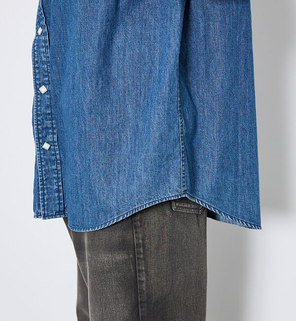 ABAHOUSE「【JOHNBULL/ ジョンブル】ウェスタンデニムシャツ/ダンガリーシャツ」|シャツ・ブラウス|