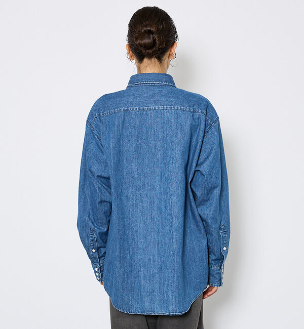 ABAHOUSE「【JOHNBULL/ ジョンブル】ウェスタンデニムシャツ/ダンガリーシャツ」|シャツ・ブラウス|