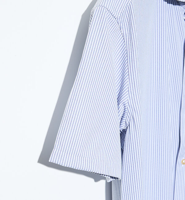 ABAHOUSE「ハイストレッチ バックストライプ半袖シャツ【FLEX SHIRTS】」|シャツ・ブラウス|