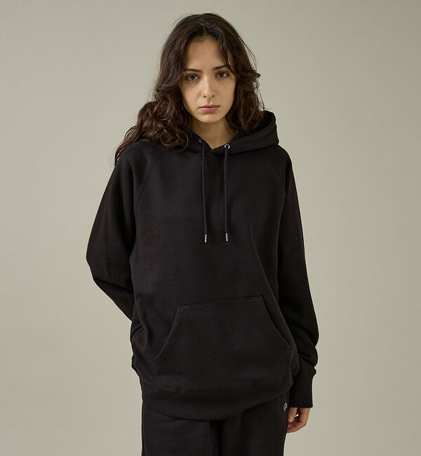 ABAHOUSE「【FRUIT OF THE LOOM】BASIC SWEAT HOOD/CLAS」|パーカー|ブラック