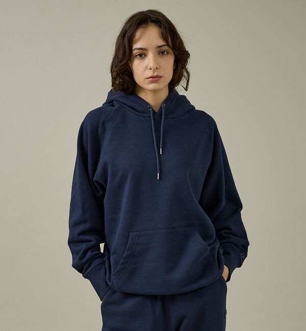ABAHOUSE「【FRUIT OF THE LOOM】BASIC SWEAT HOOD/CLAS」|パーカー|ネイビー