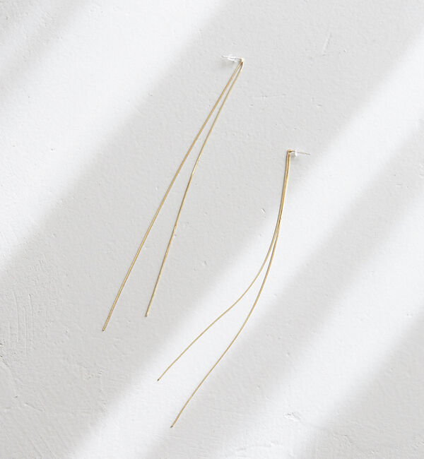 Rouge vif「【sauvage peau】メタル変形デザインピアス」|ピアス|