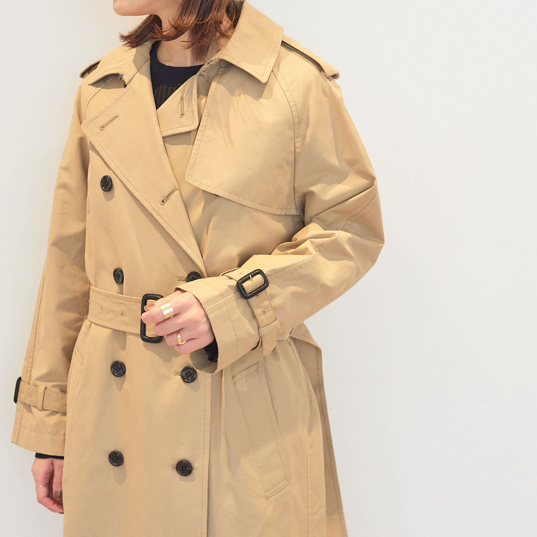 Rouge vif「ライナー付きトレンチコート」|トレンチコート|