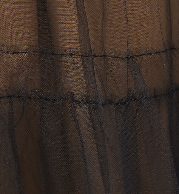 Rouge vif「4WAYチュールコンビスカート」|スカート|