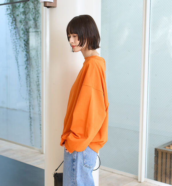 Rouge vif「ゆるシルエットバックヘンリーカットプルオーバー」|Tシャツ・カットソー|