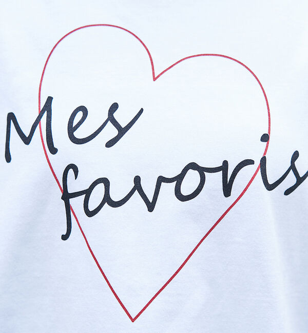 Rouge vif「ハートロゴノースリボックスTEE」|Tシャツ・カットソー|