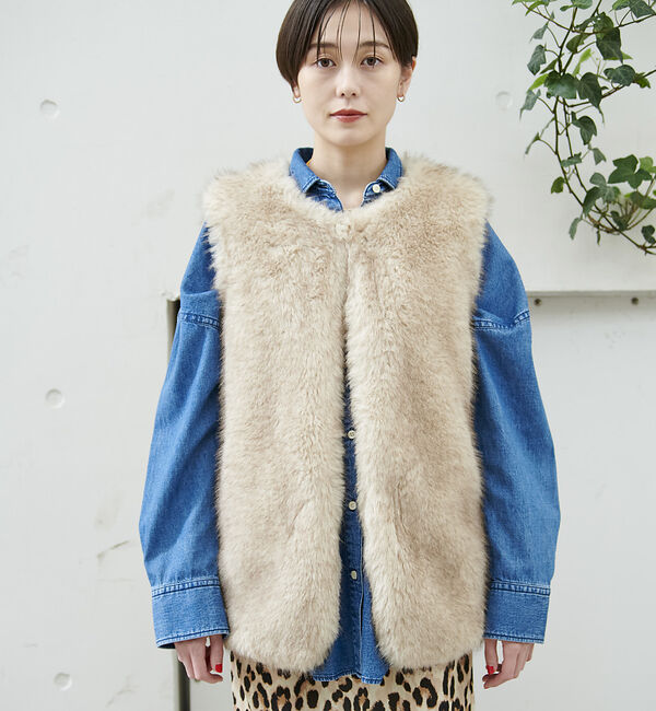 Rouge vif「エコファージレ」|ベスト・ジレ|